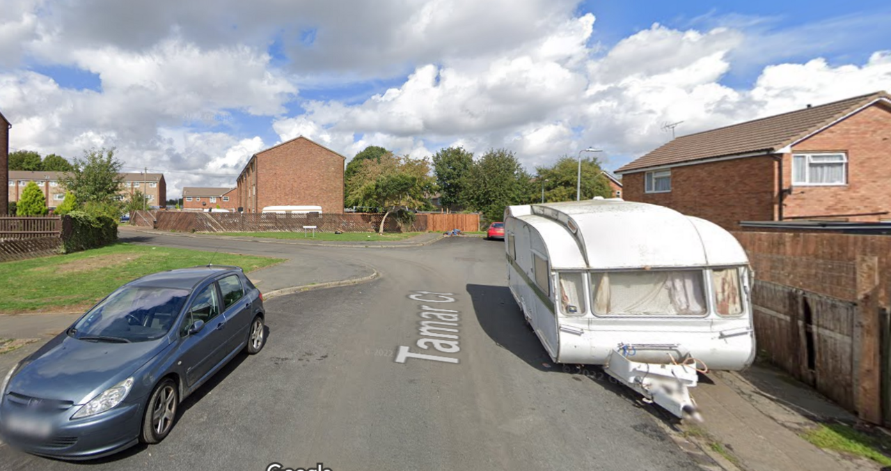 Tamar Court near Clyde Court, Grantham