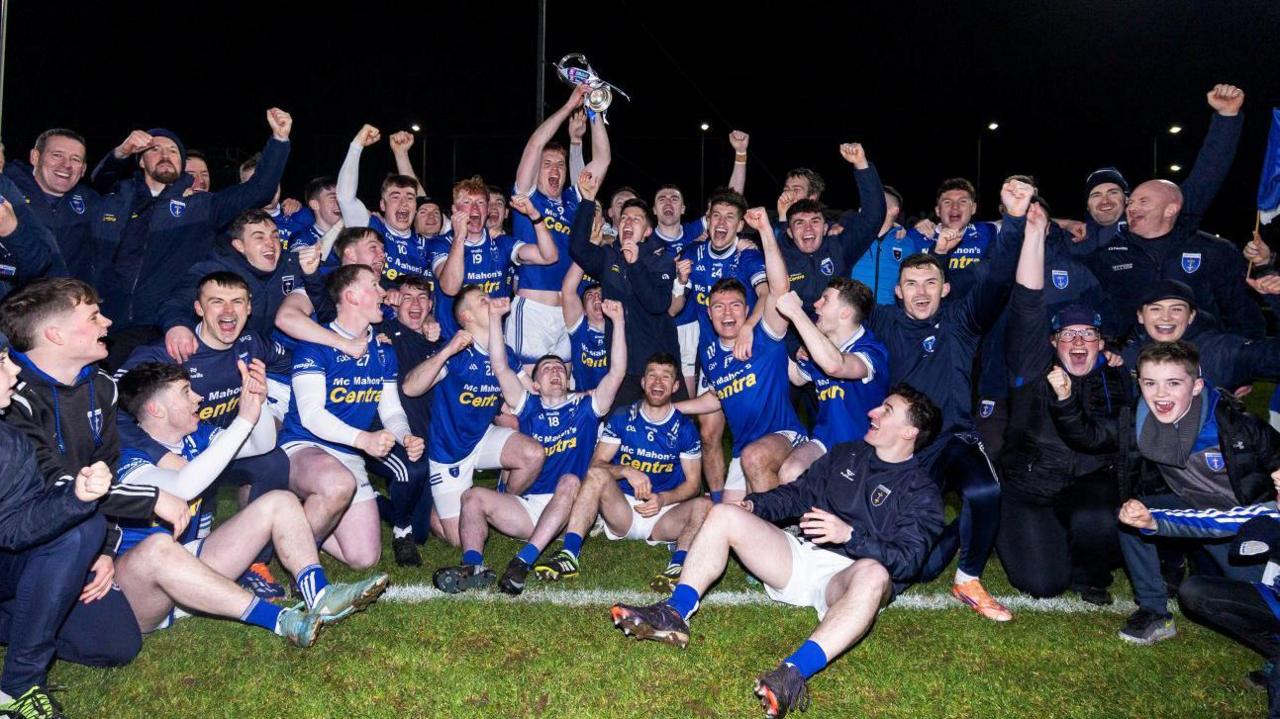 Scotstown celebrate their Ulster title win 