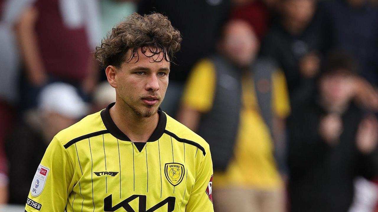 Tomas Kalinauskas in action for Burton