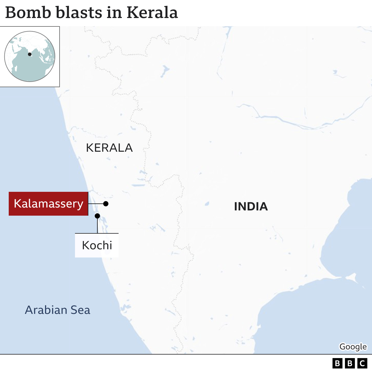 Kerala map