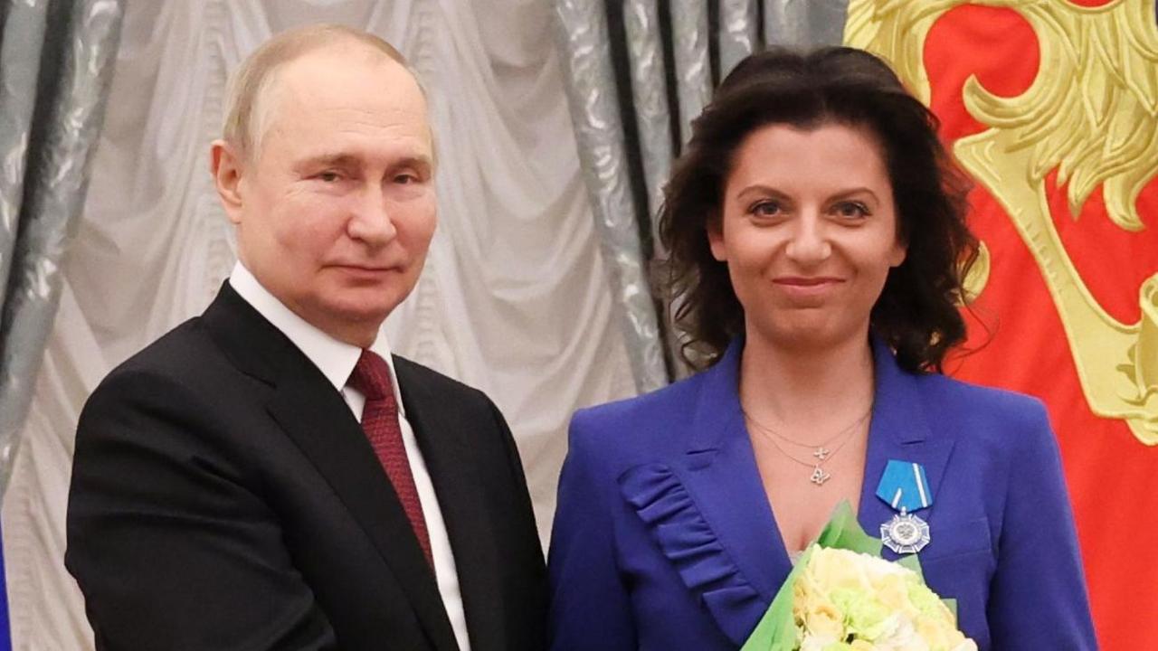 President Putin and Margarita Simonyan