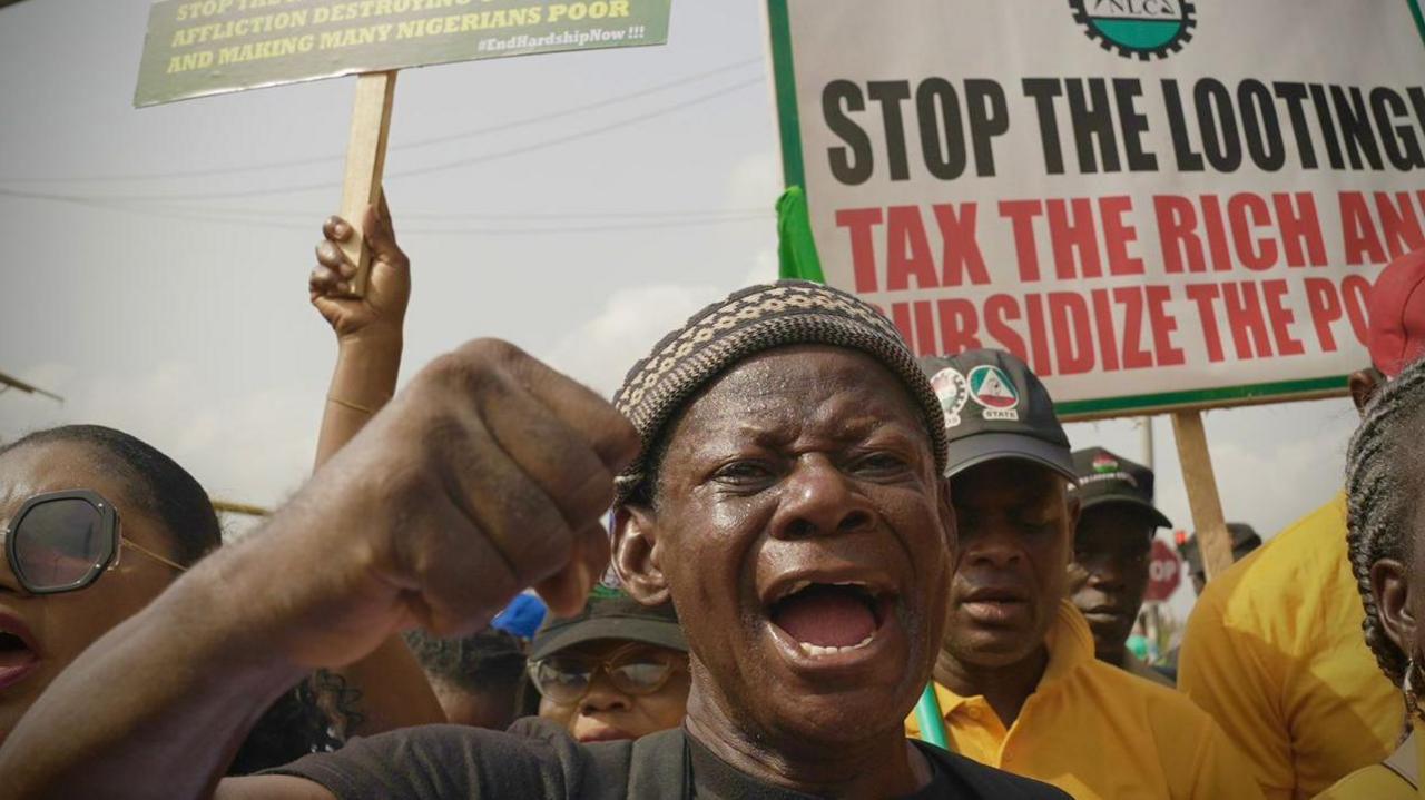 Nigerian protesters