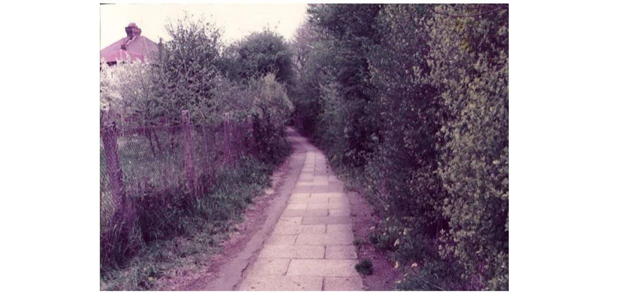 Image of alleyway where Littler was murdered