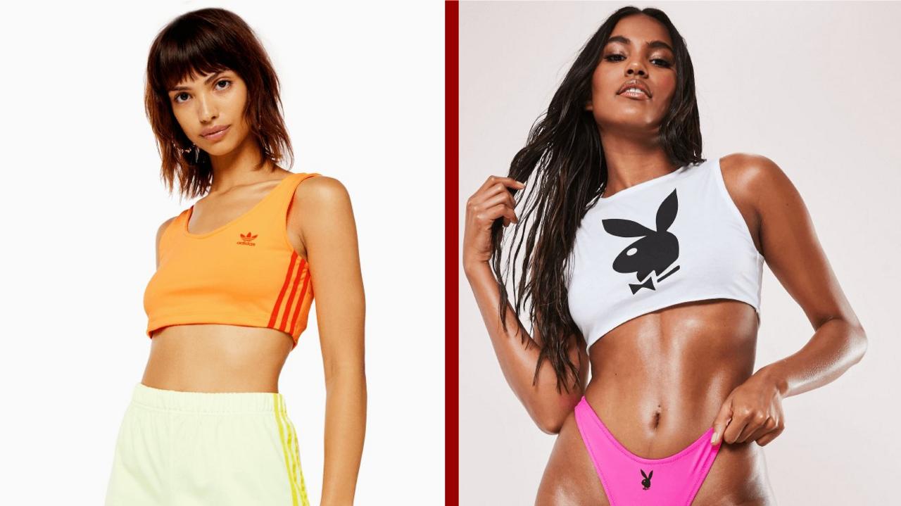 Topshop model (left), Missguided model (right)