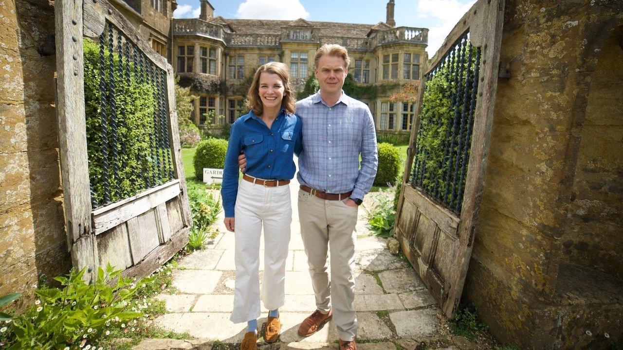 Luke and Julie Montagu at Mapperton House