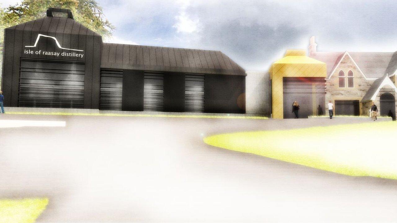 Visualisation of Raasay distillery