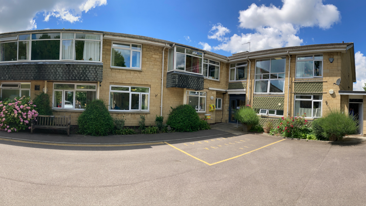 Car park outside Ms Maslen's care home