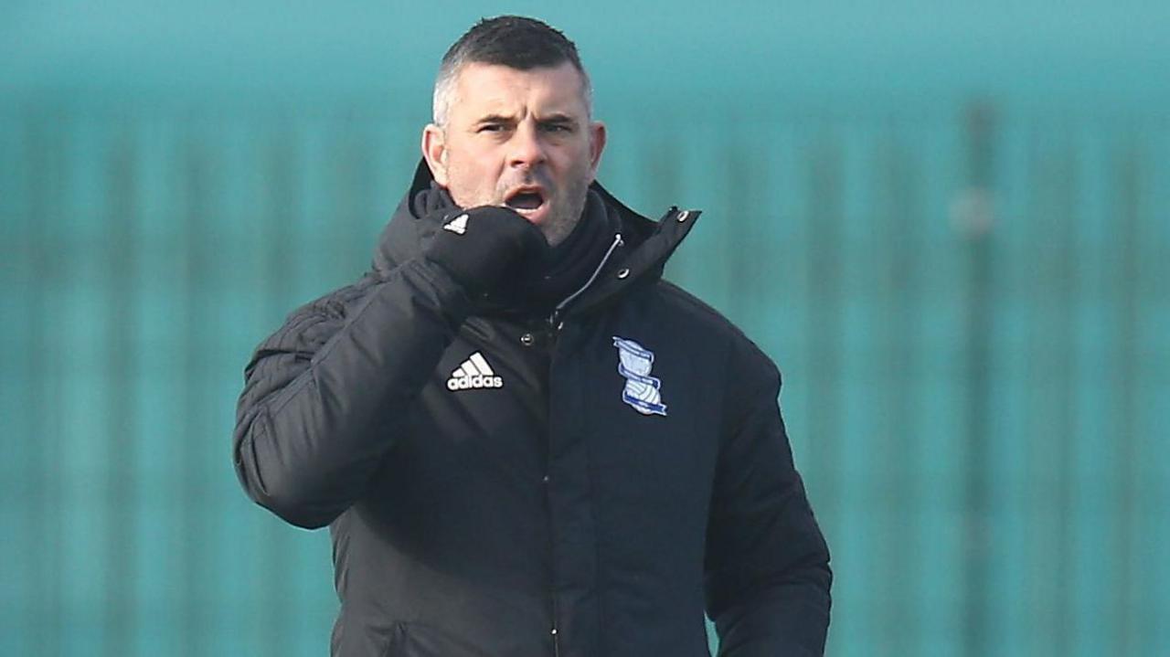 Paul Robinson on the training ground with Birmingham City