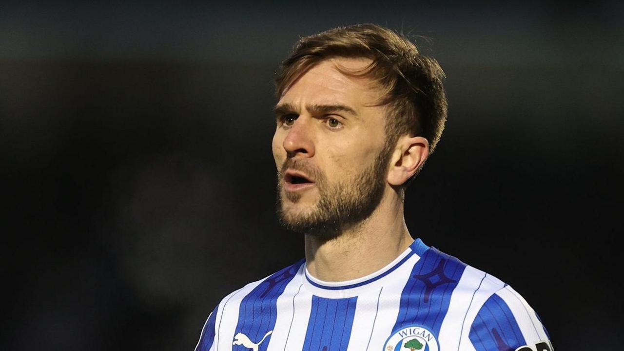 Callum McManaman in action for Wigan Athletic