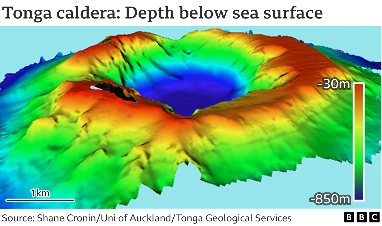 Caldera map