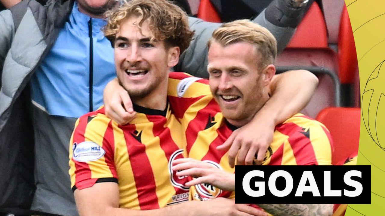Partick Thistle beat Livingston in Scottish Championship — image supplied by BBC Sport's feed