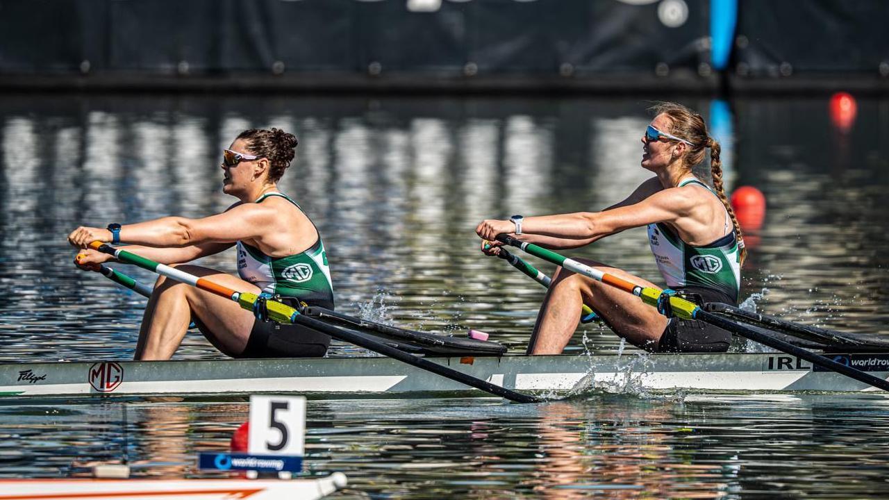 Sophia Young, on the right, and Alison Bergin 