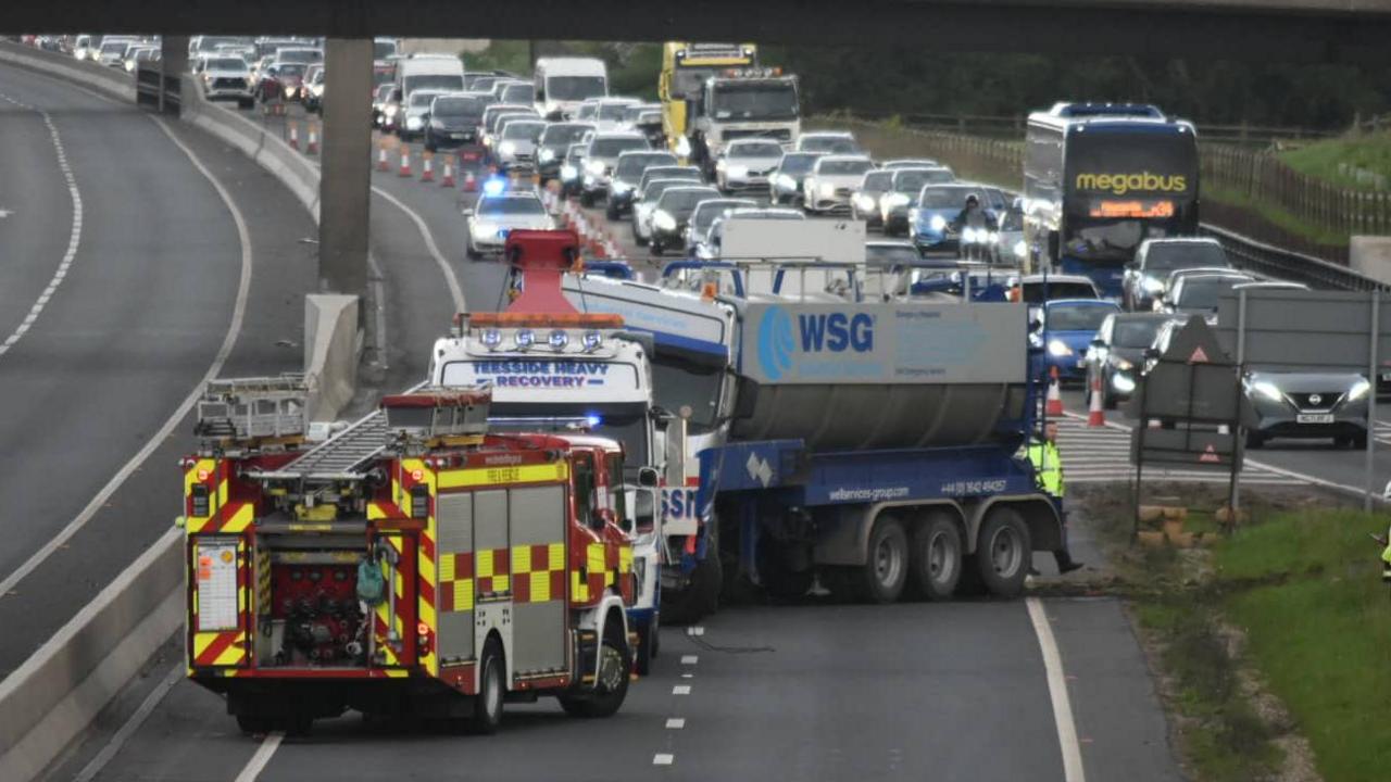 Tanker being recovered