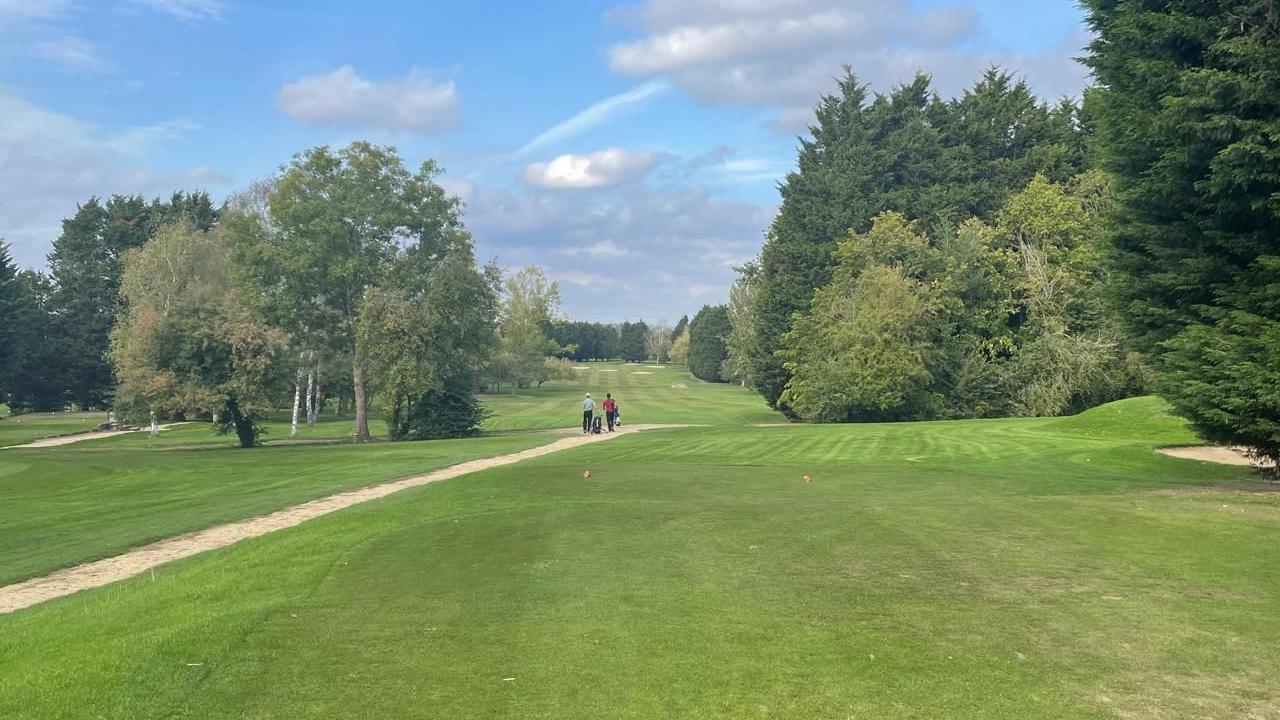 One of the fairways on a hole at North Oxford Golf Club.