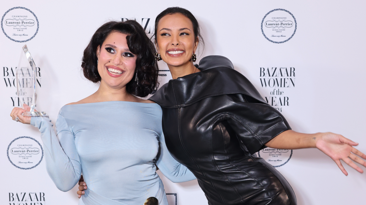 Raye and Maya Jama at the Harper Bazaar Women of the Year award 