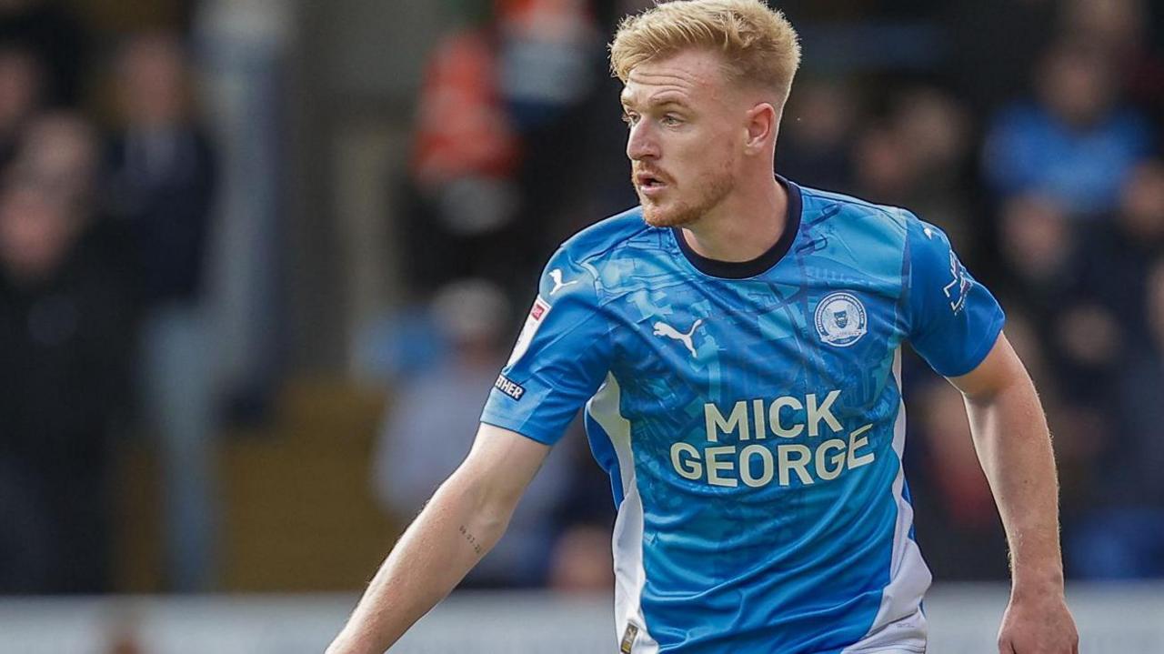 Jack Sparkes in action for Peterborough United