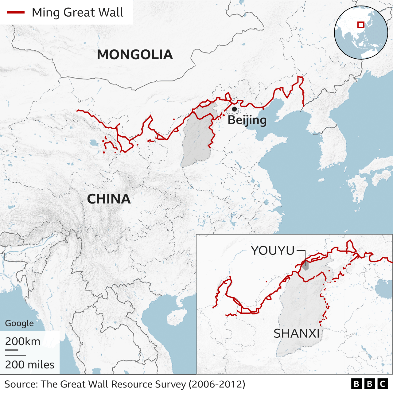 map of great wall
