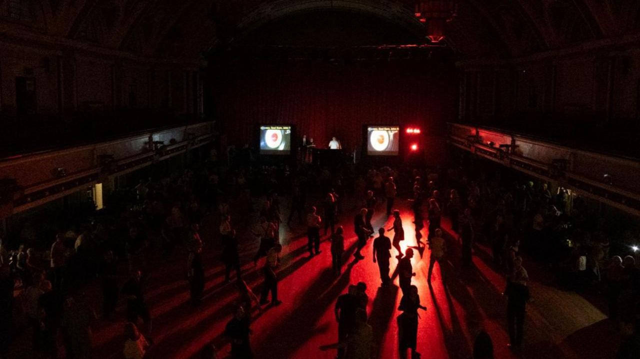 Revellers at a Northern Soul night in Stoke-on-Trent