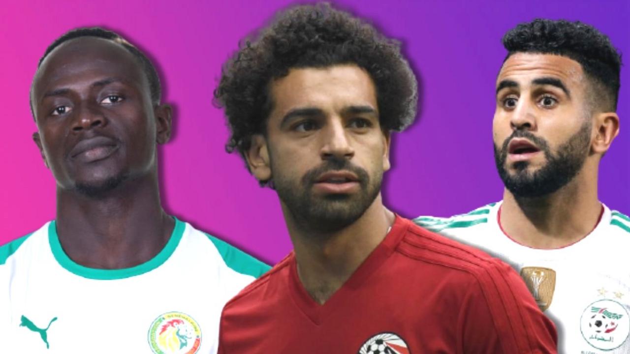 Sadio Mane, Mo Salah and Riyad Mahrez.