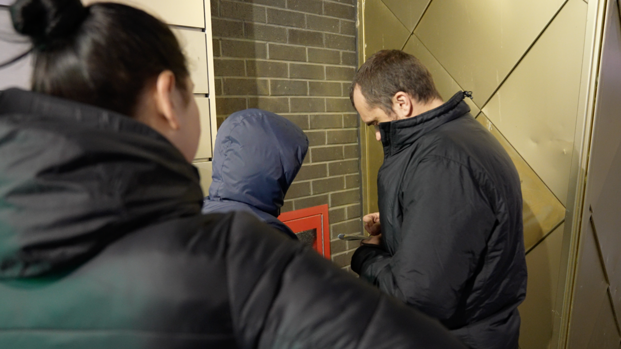 Teenager receiving dispersal order