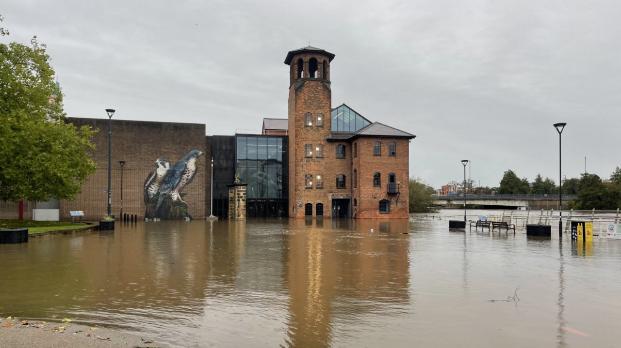 Flooding at Derby's Museum of Making in October