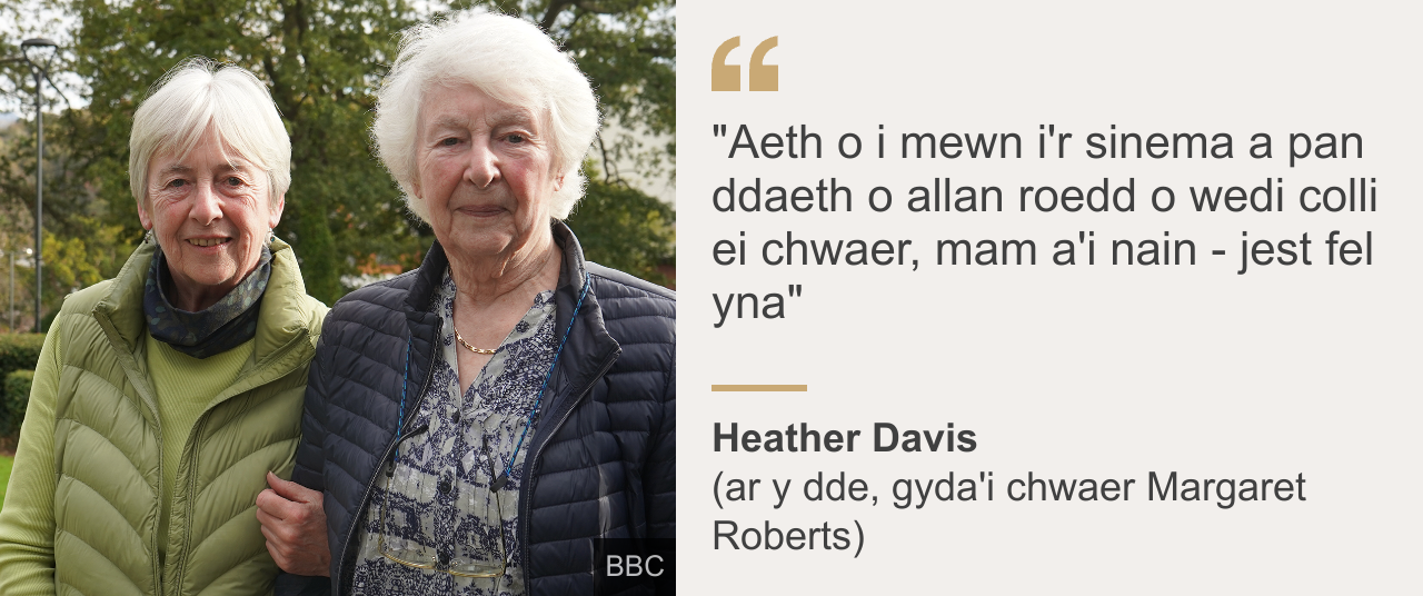 Margaret Roberts a Heather Davis
