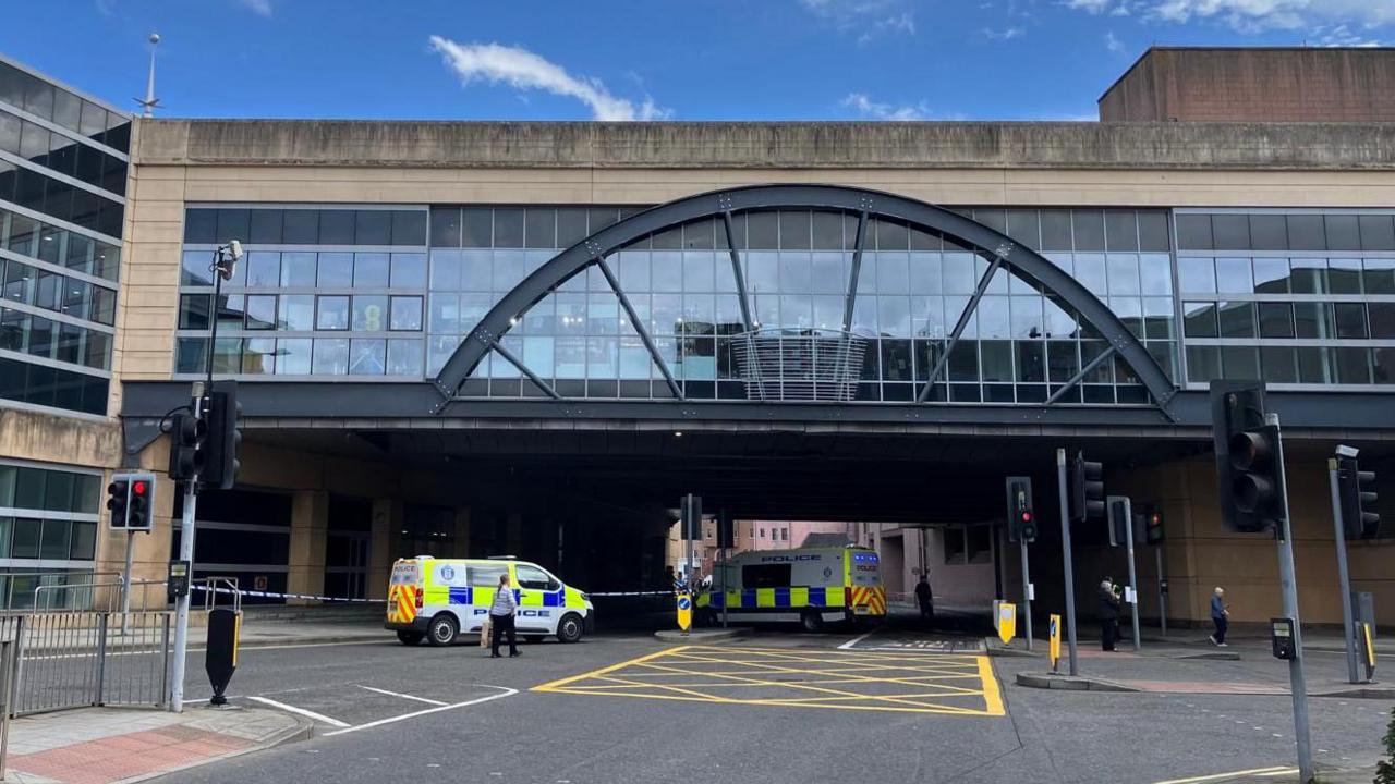 Police have closed roads in Inverness