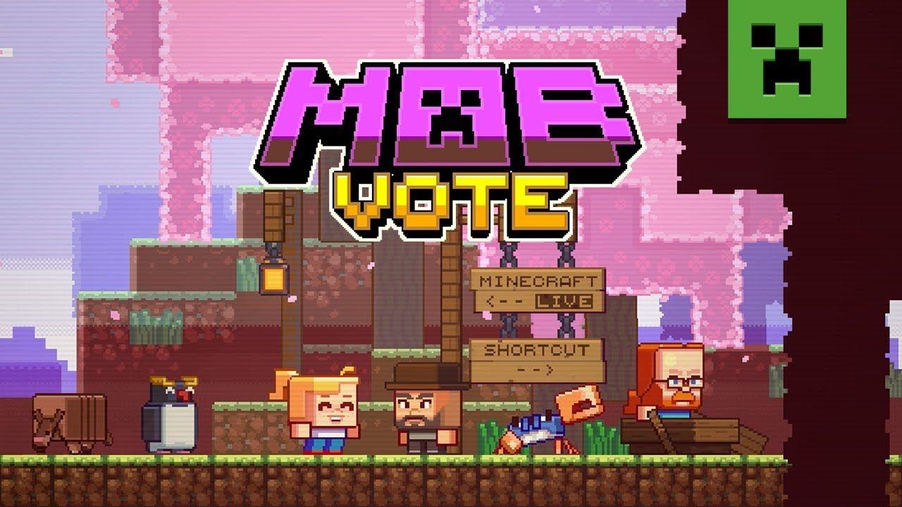 Minecraft mob vote picture from last year.