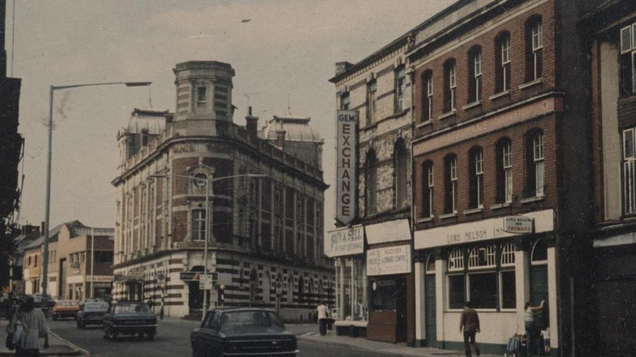 A historic photo of the Palace Theatre