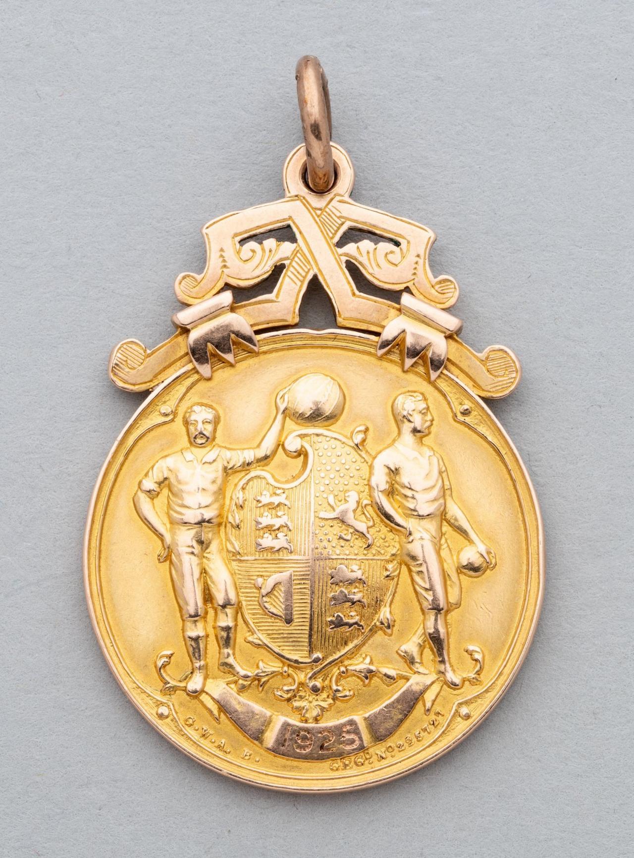 Harry Johnson Jr's FA Cup medal for Sheffield United in 1925