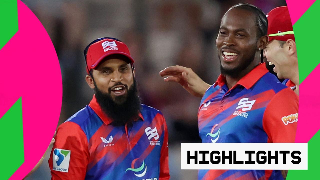 Southern Brave defend 128 to seal first win of the season — image supplied by BBC Sport's feed