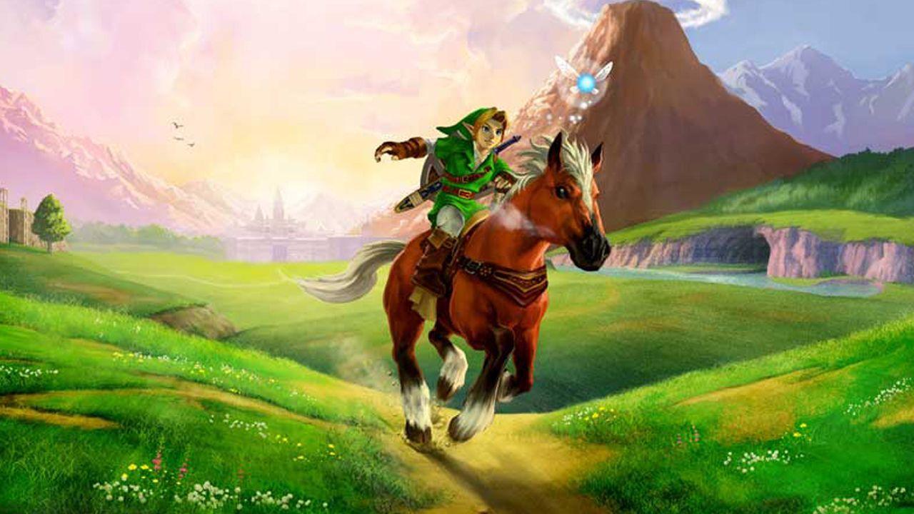 Link riding his horse
