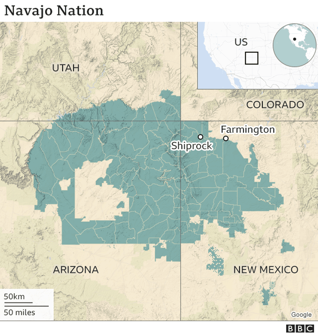 Map - Navajo Nation