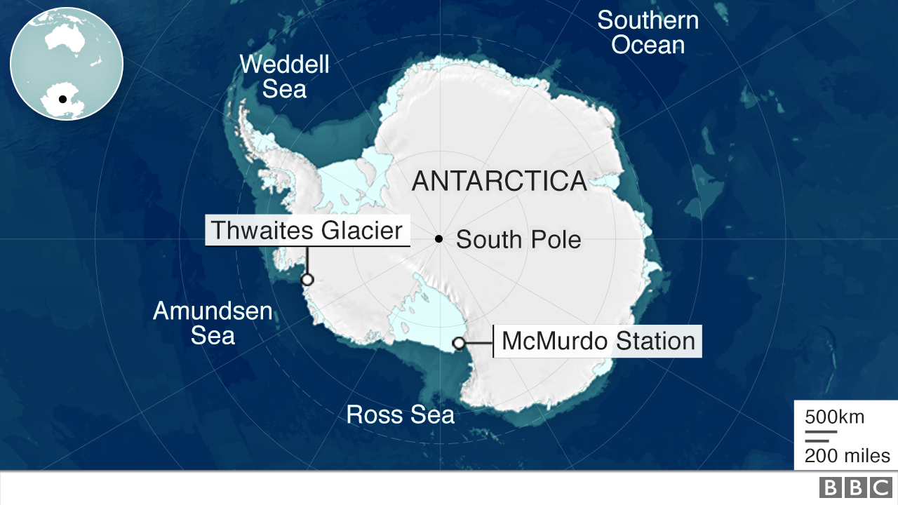 Map of Antarctic