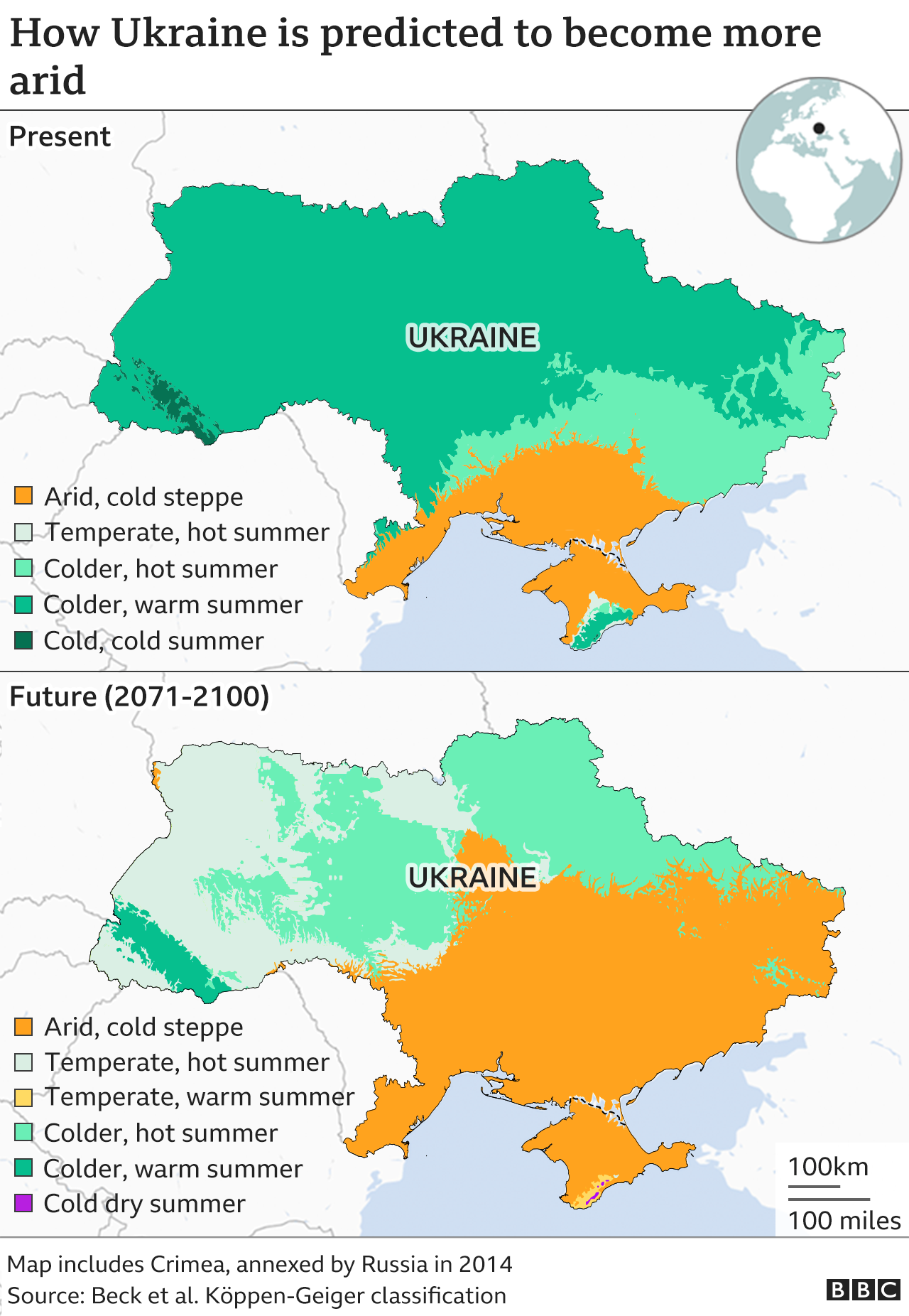 How Ukraine is set to become more arid