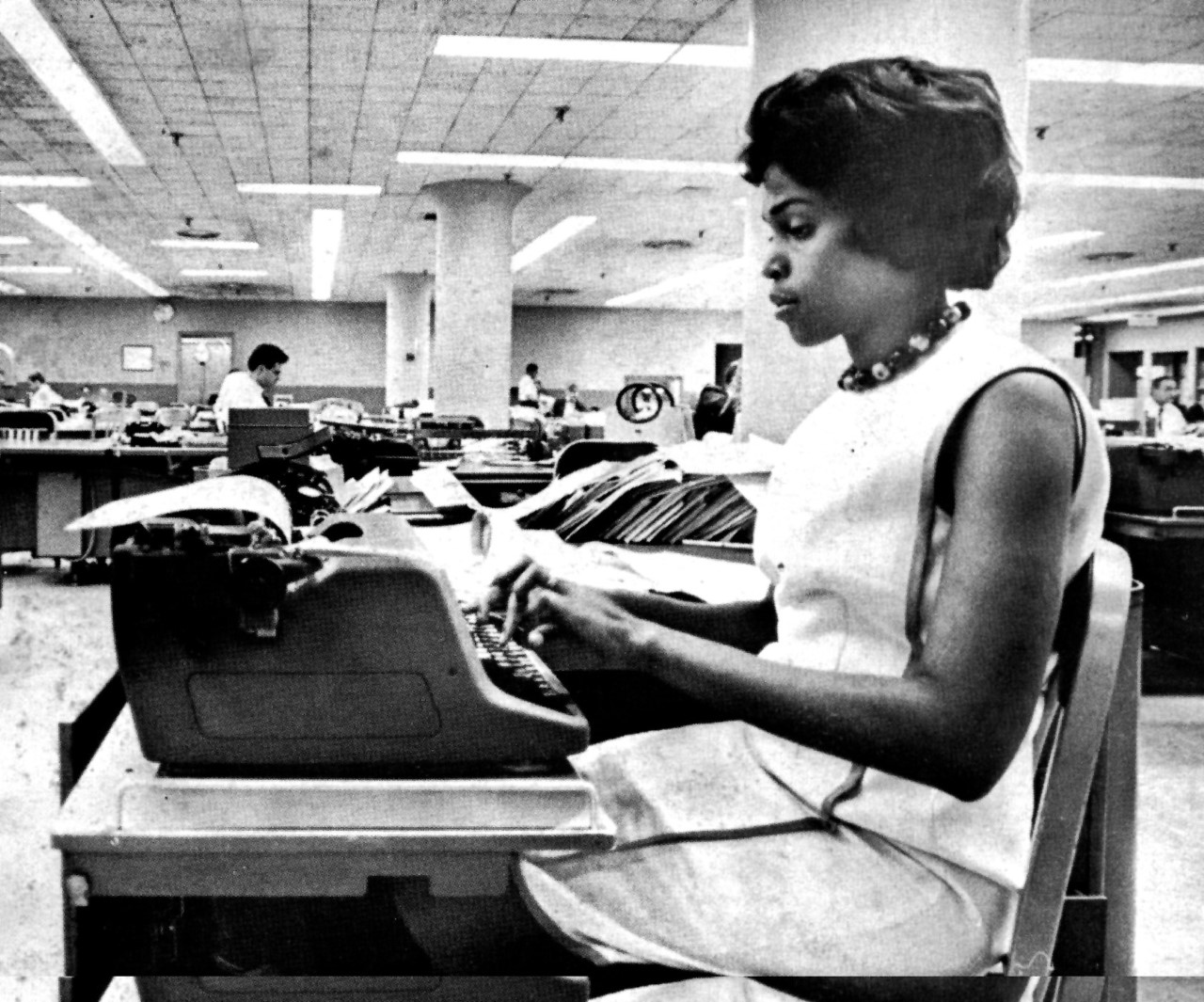 Dorothy working at the Washington Post