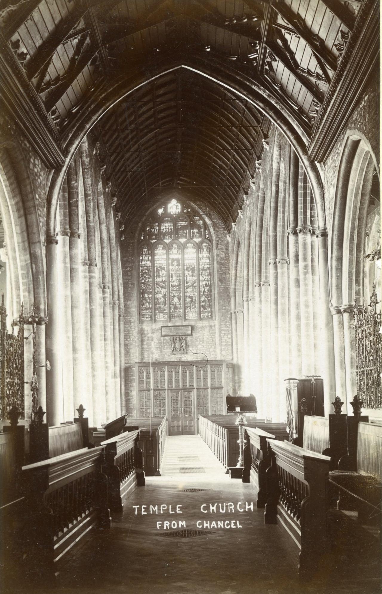 Interior of Bristol's Temple Church