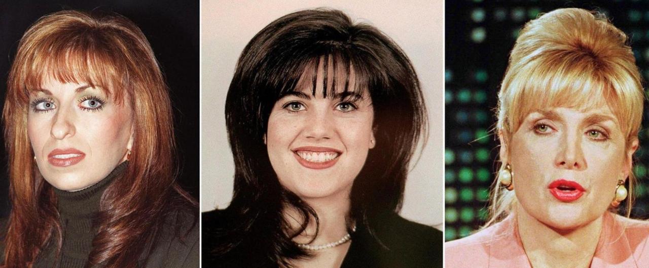 Paula Jones, Monica Lewinsky, Gennifer Flowers