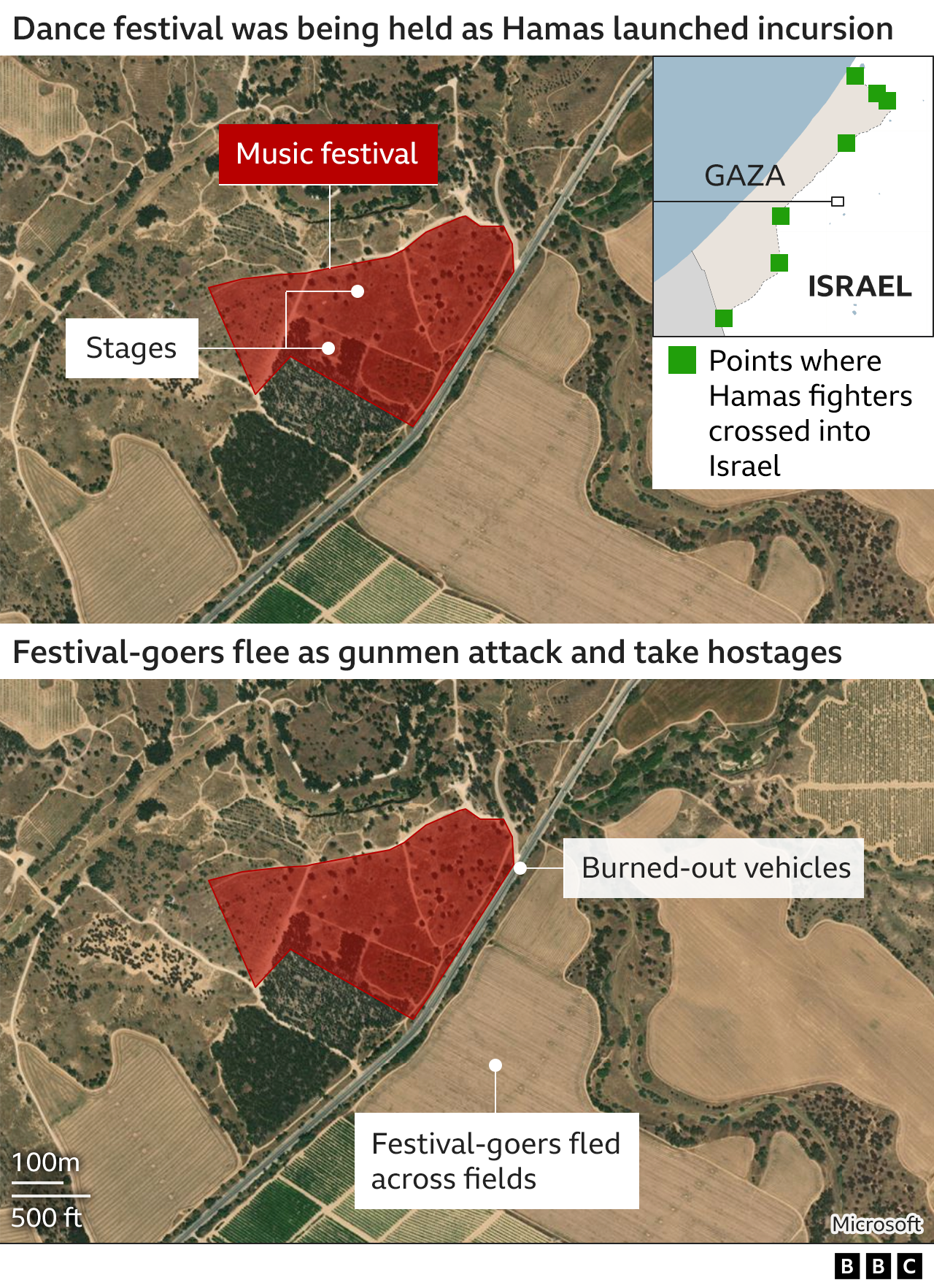 Map of the festival site