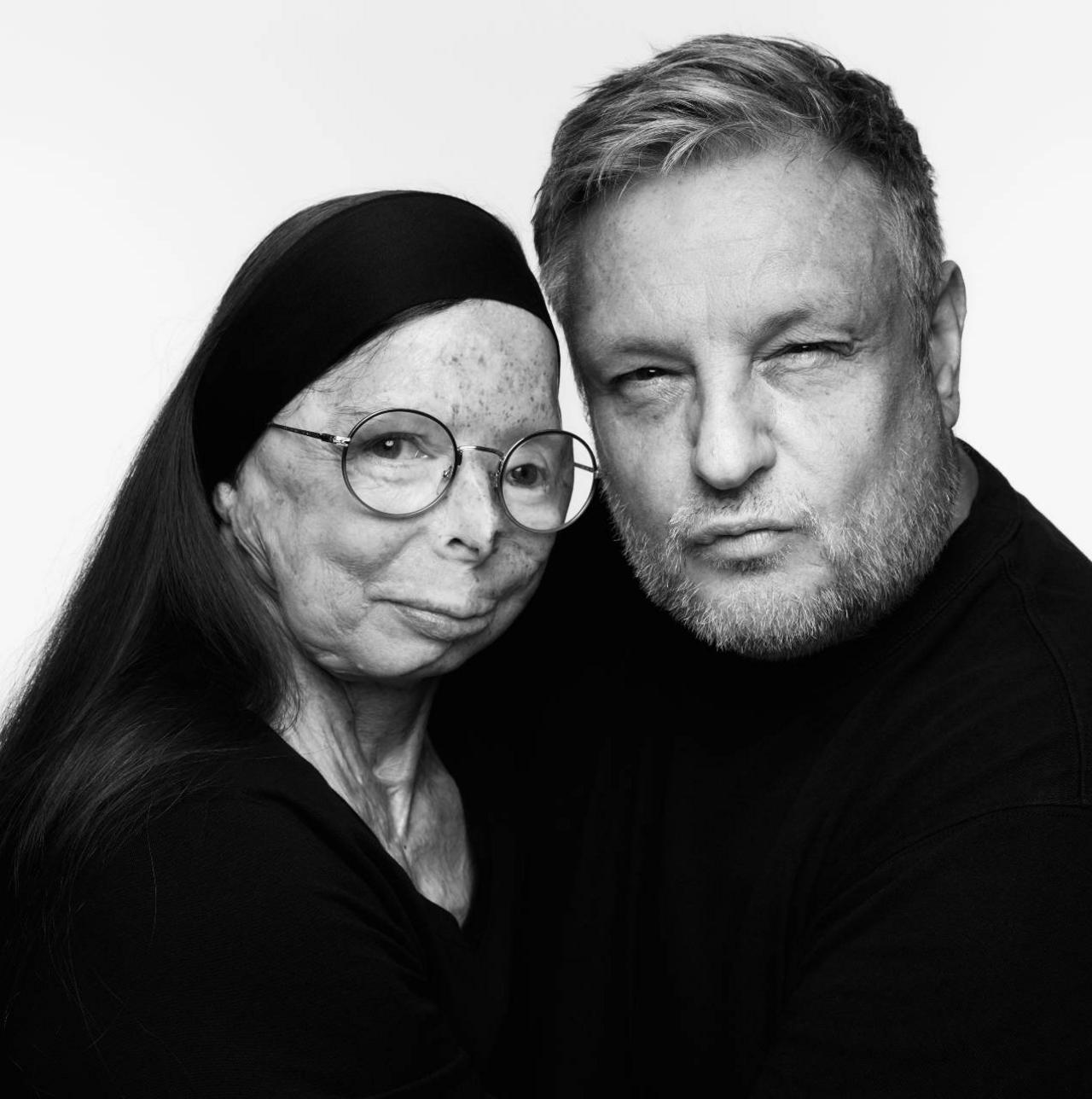 Belgian acid attack survivor Patricia Lefranc and Rankin