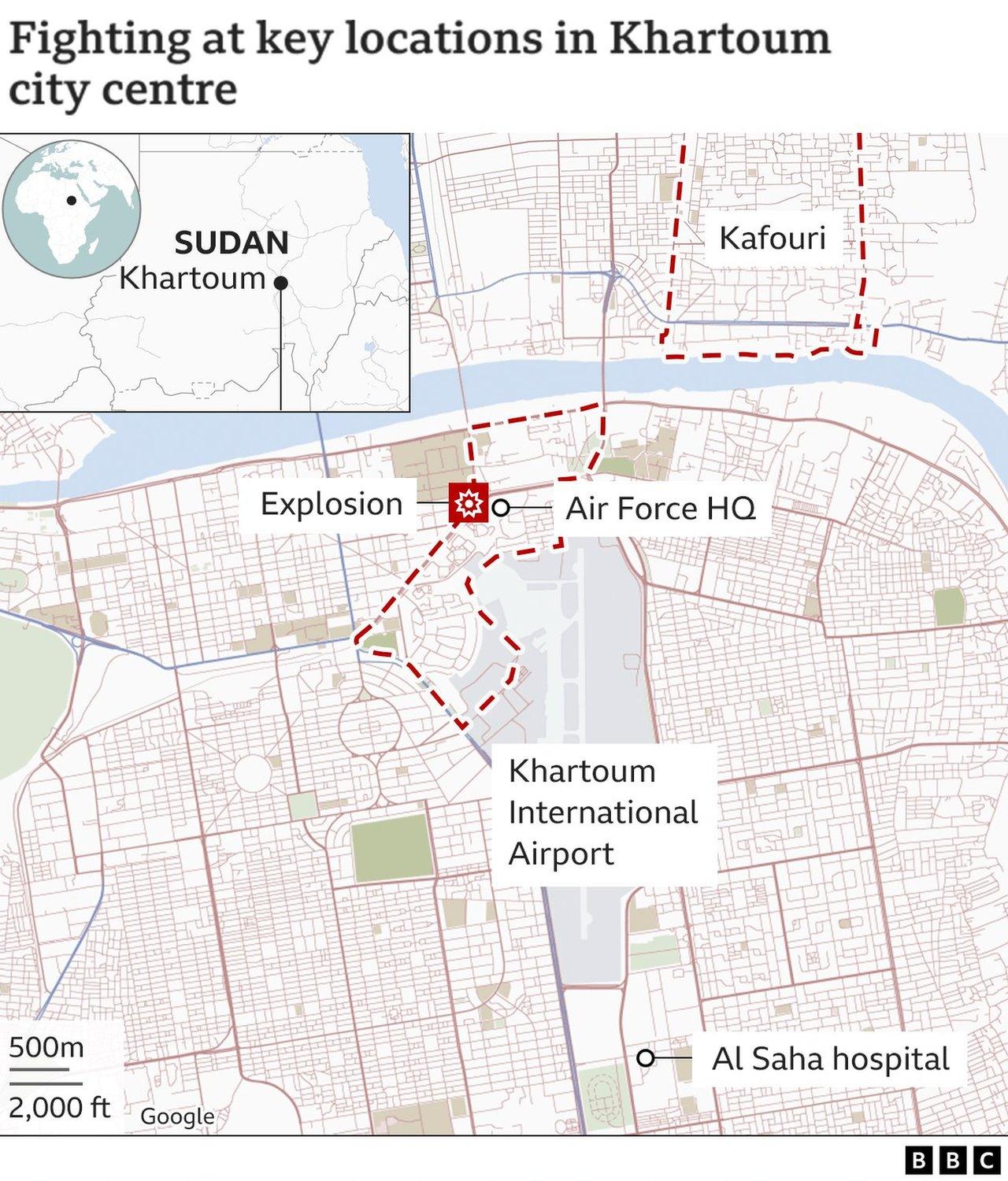 Map of Khartoum