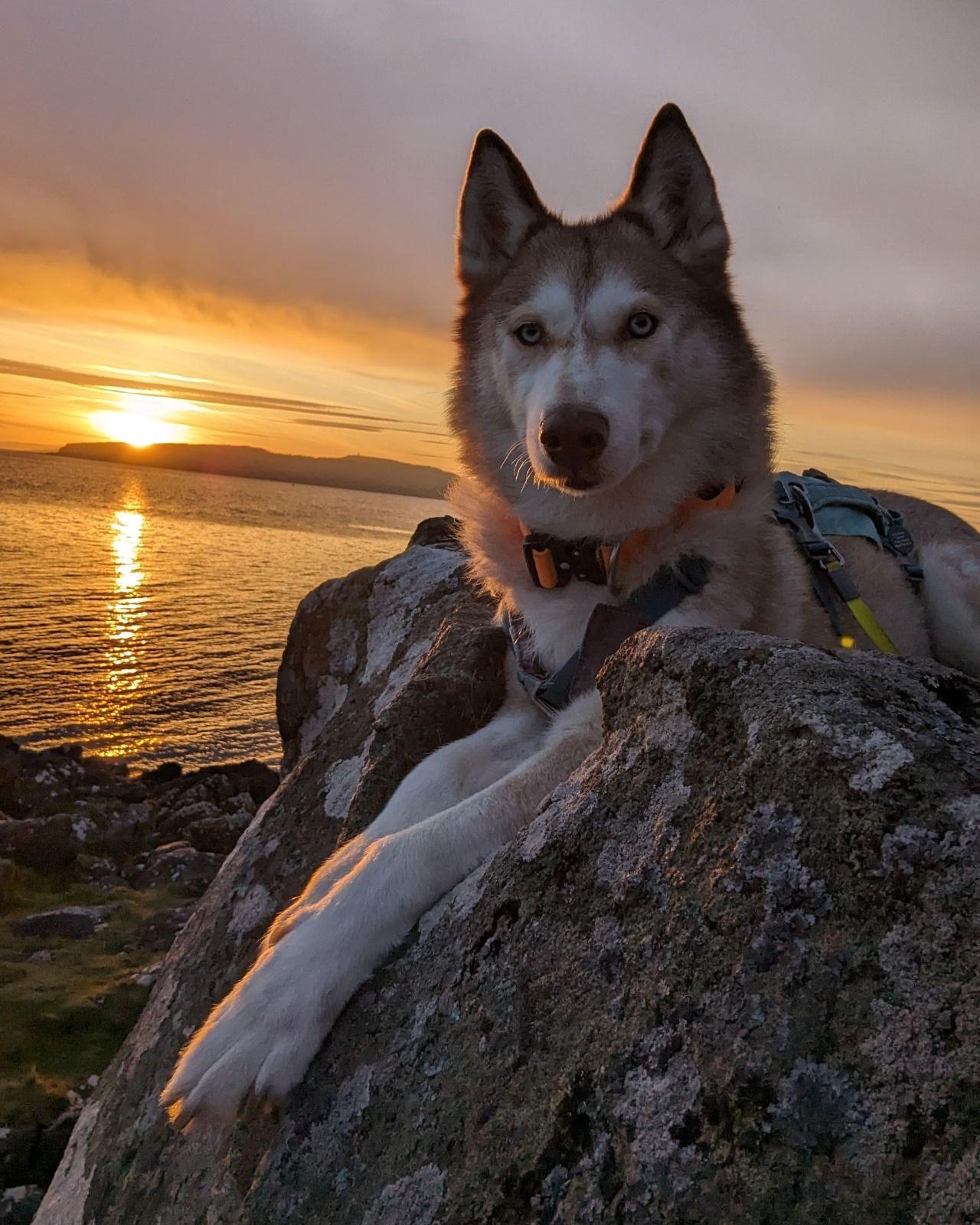 Sunset on Kea