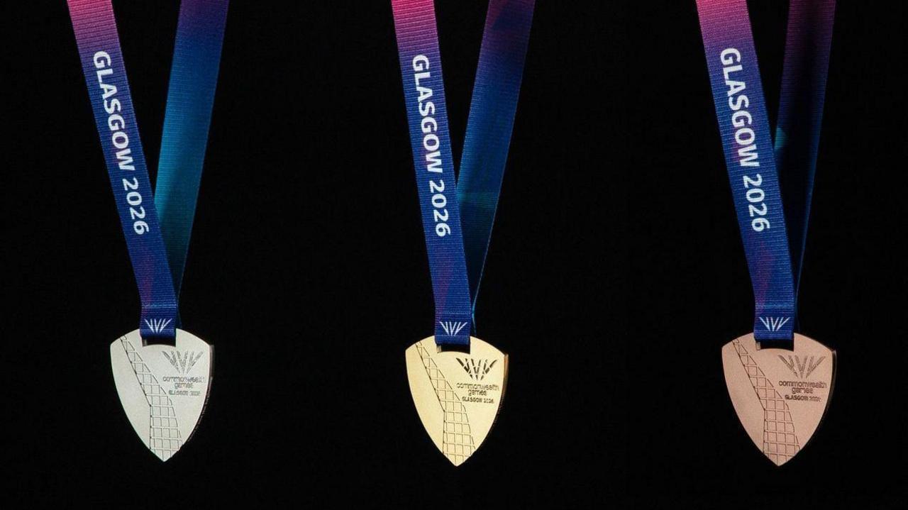This year's Commonwealth Games medals.