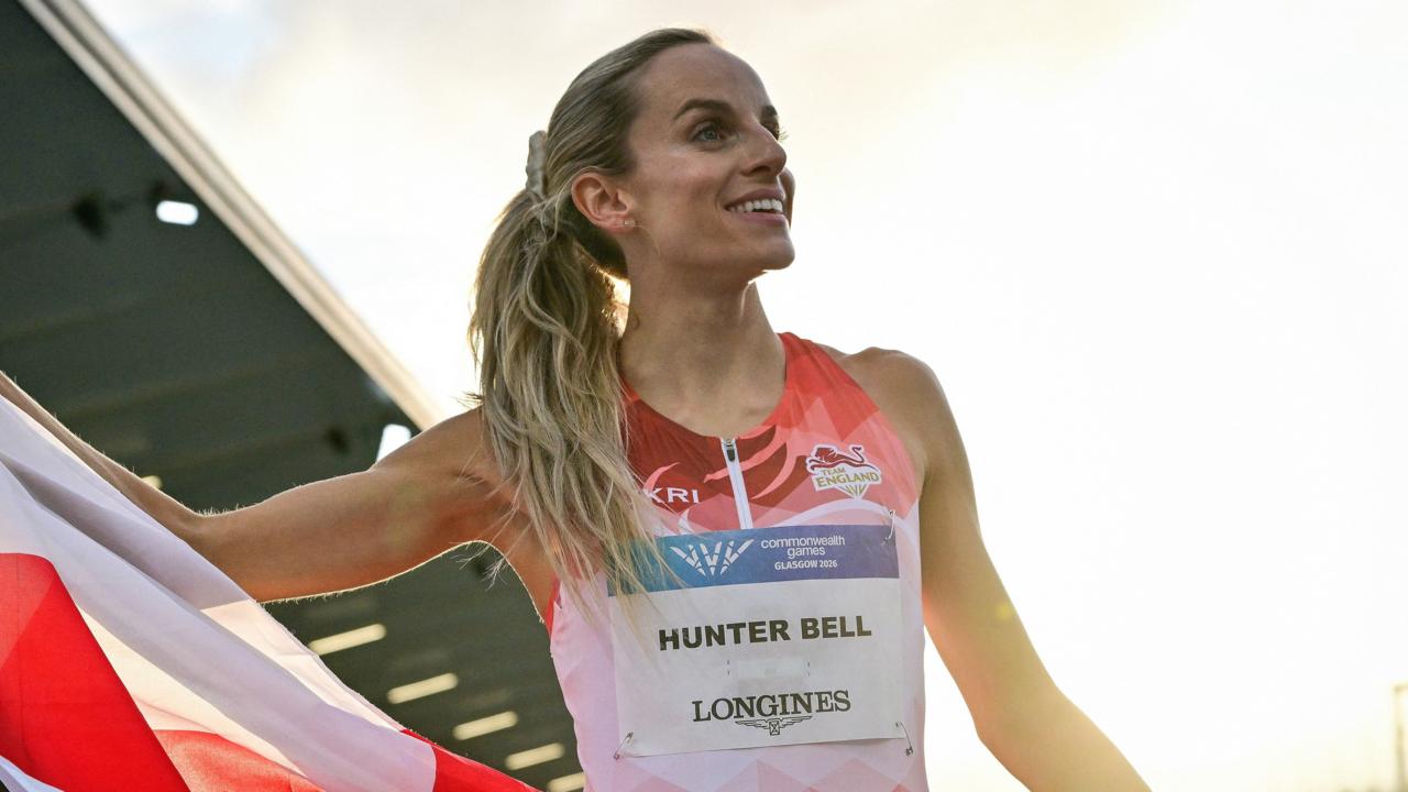 Hunter Bell eyes ambitious sweep after 800m gold in Glasgow — image supplied by BBC News's feed