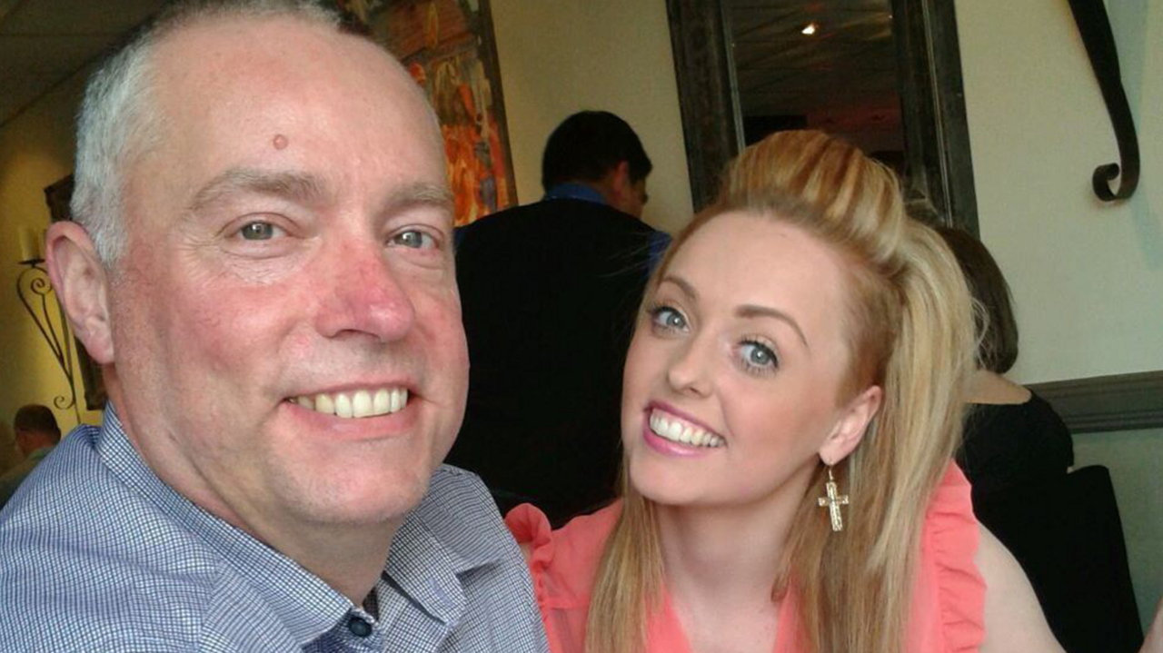 Nick Gazzard with his daughter Hollie