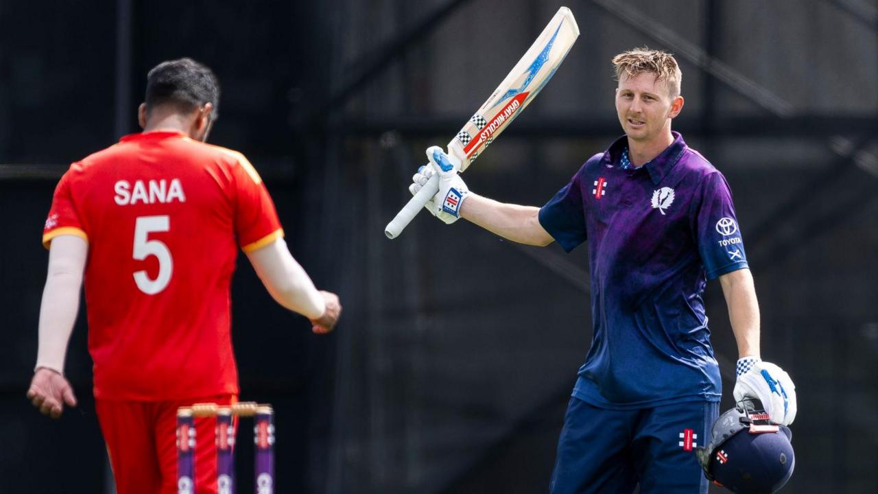 Scotland beat Canada to reach World Cup Qualifier — image supplied by BBC Sport's feed