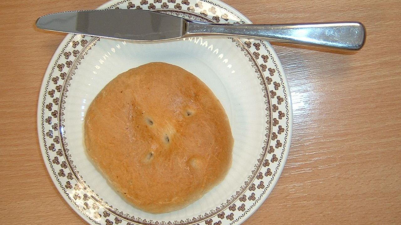 Close up of Guernsey biscuit
