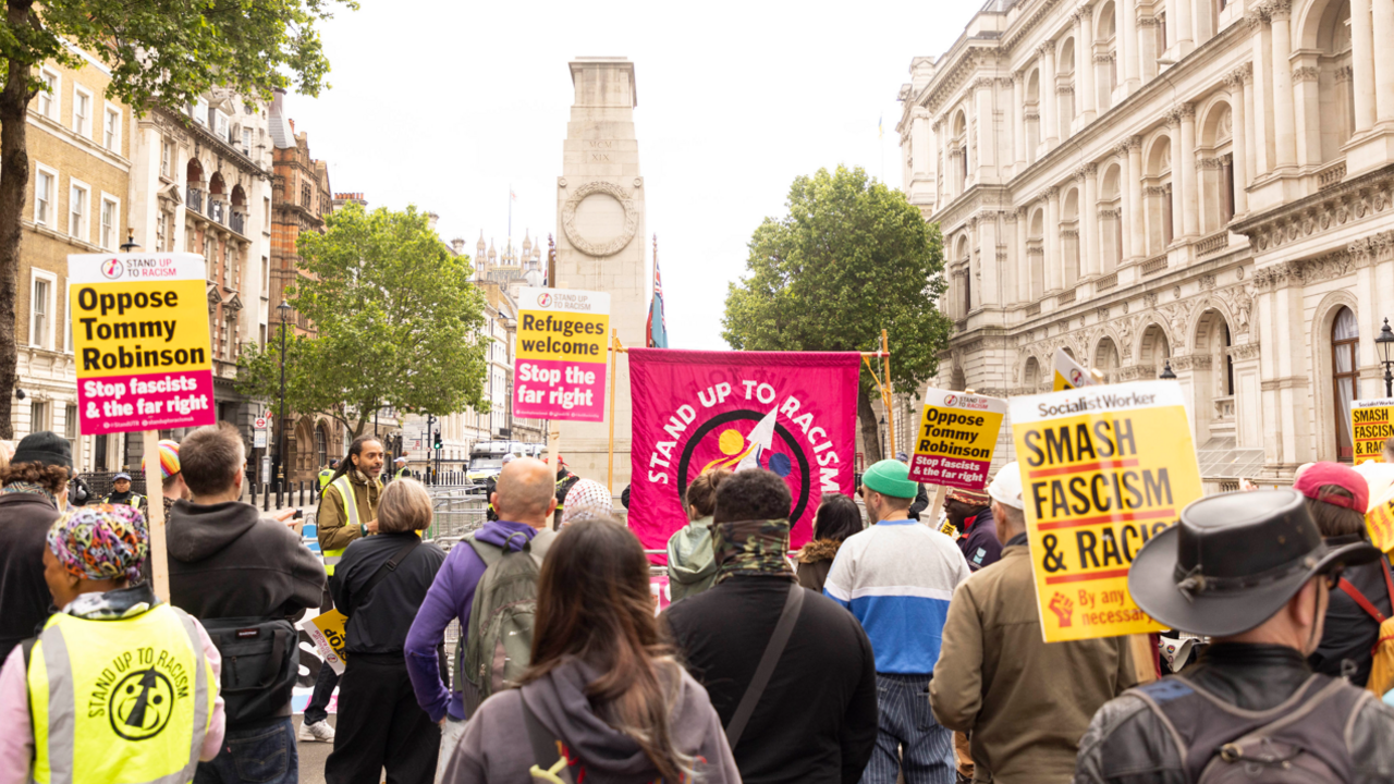 Stand up to Racism rally