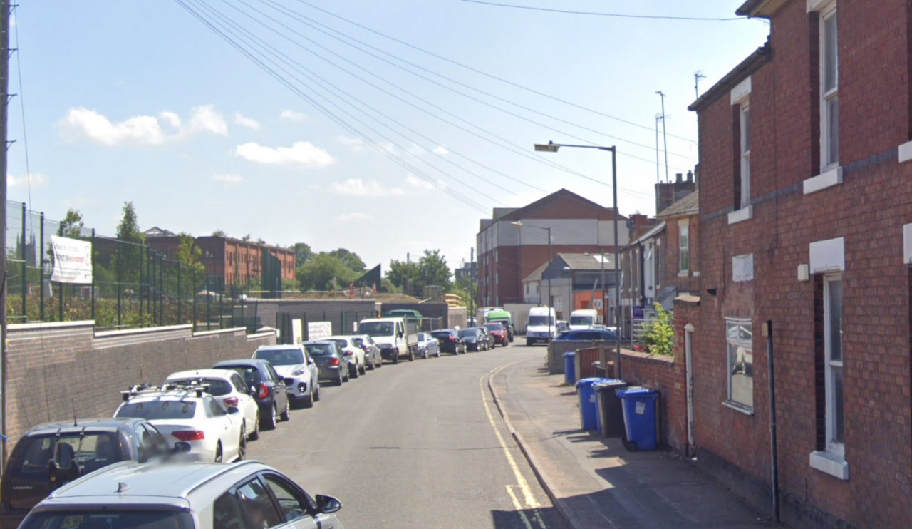 A general view of Great Northern Road, Derby