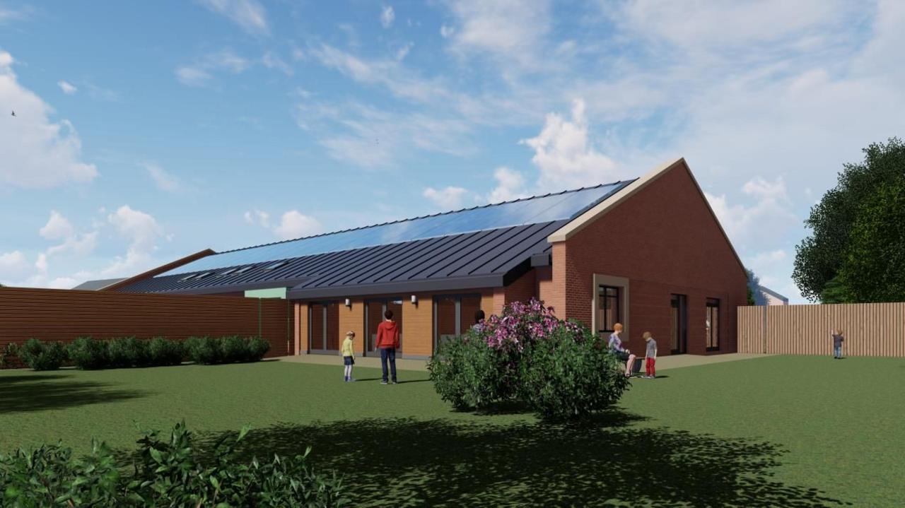 Digitised image of the new family contact centre in Worksop